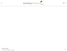 Tablet Screenshot of lymebayholidays.co.uk